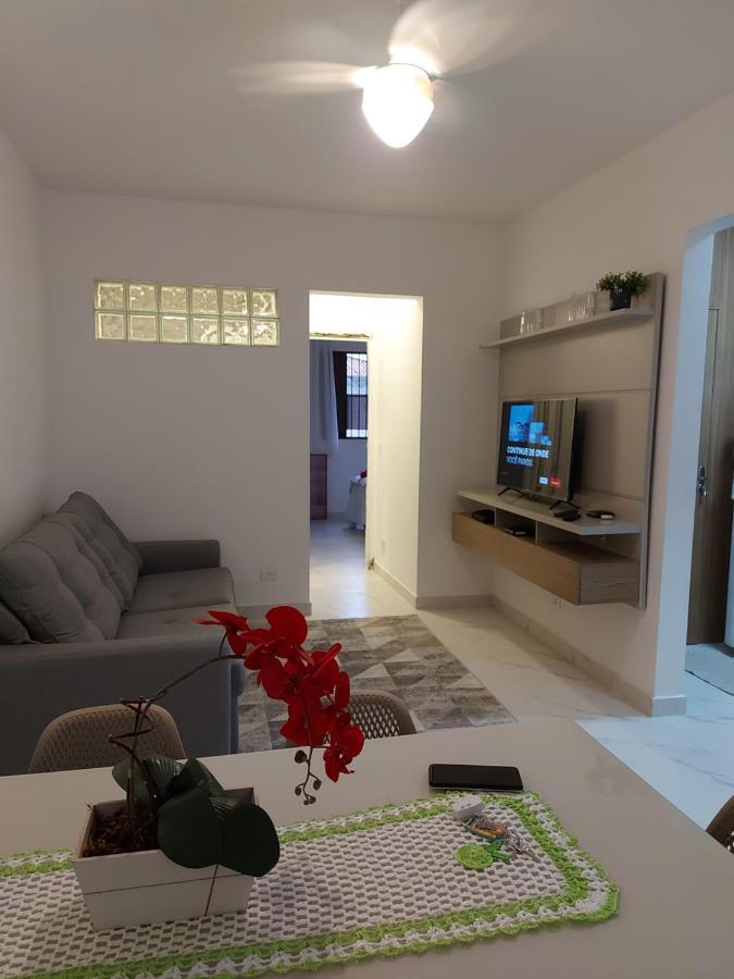Apto Aconchegante Pe Na Areia Guaruja Bagian luar foto
